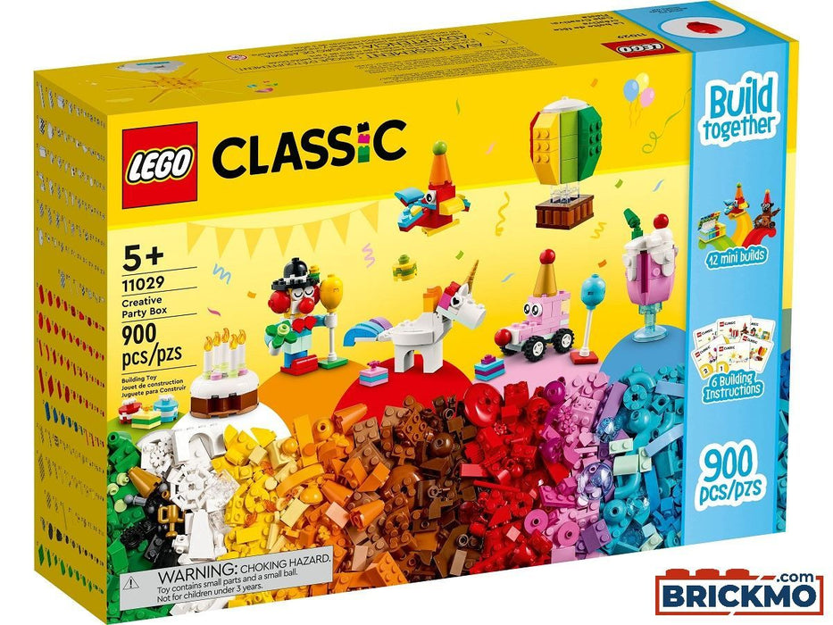 Lego Classic party kubbar 900 stk