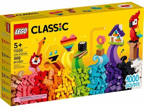 Lego Classic kubbar 1000 stk