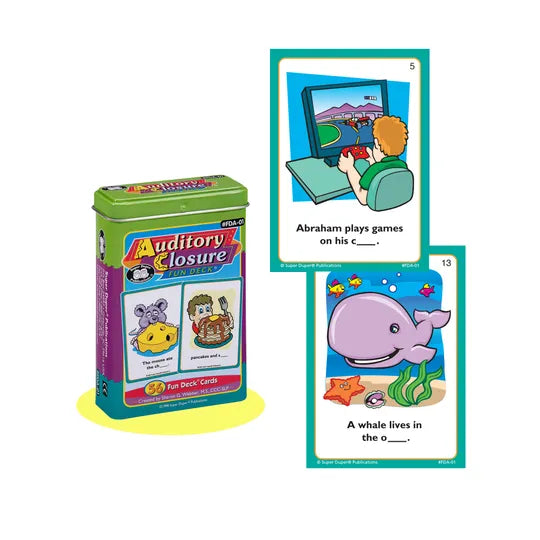 Auditory Closure fun deck— ABC Skólavörur