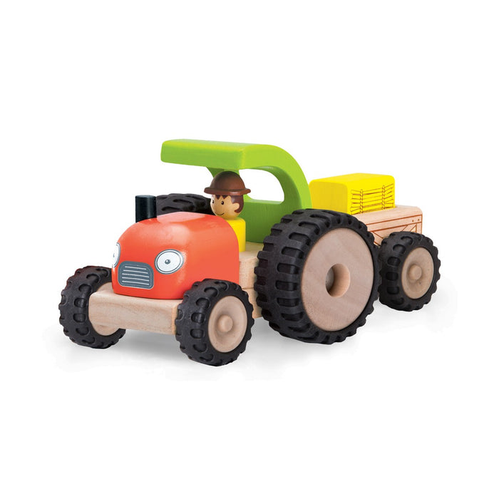 Traktor með tengi vagn
